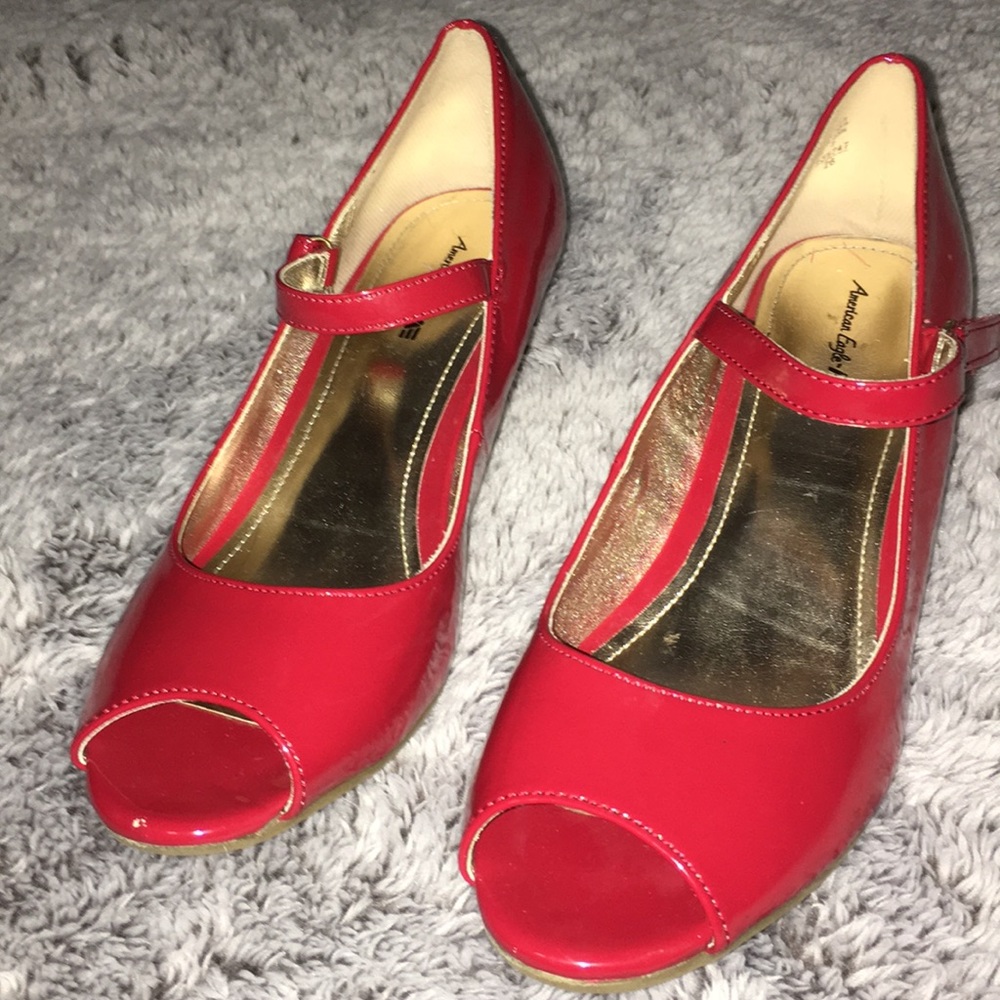 Red high heels